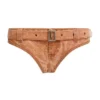 Denim slip met riem