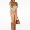 Denim slip met riem