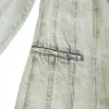 Denimjas met panelen