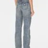 Denimjeans met patchwork