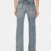 Denimjeans met patchwork