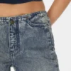 Denimjeans met patchwork