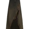 Denimrok met open voorkant Denimrok met open voorkant