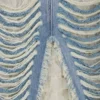Distressed denim rok Distressed denim rok