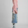 Distressed denim rok Distressed denim rok