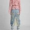Distressed denim rok Distressed denim rok