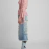 Distressed denim rok Distressed denim rok