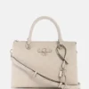 Dita Multi Comp Satcheltas met ingeperst pioenrozenpatroon Dita Multi Comp Satcheltas met ingeperst pioenrozenpatroon