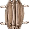 Dita Multi Comp Satcheltas met ingeperst pioenrozenpatroon Dita Multi Comp Satcheltas met ingeperst pioenrozenpatroon