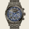 Donker zilverkleurig multifunctioneel horloge Donker zilverkleurig multifunctioneel horloge
