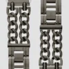 Donker zilverkleurige kettingband 42-44 mm voor Apple Watch®