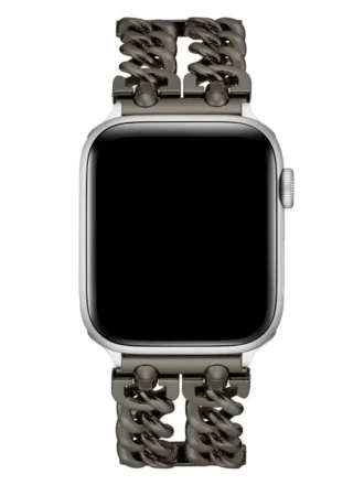 Donker zilverkleurige kettingband 42-44 mm voor Apple Watch®