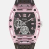 Doorzichtig en zwart siliconen multifunctioneel horloge