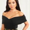 Dora off-shoulder bodysuit