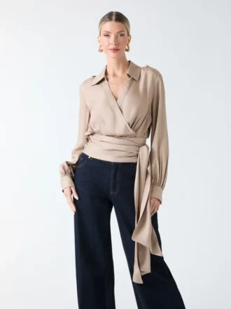 Dorian wikkelblouse