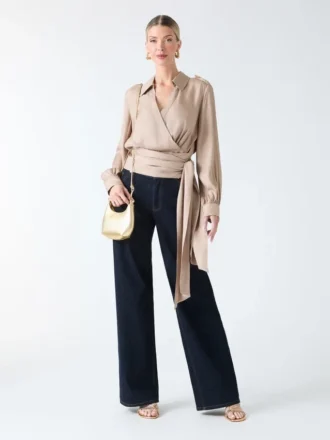 Dorian wikkelblouse