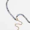 Dunne riem met baguette-strass