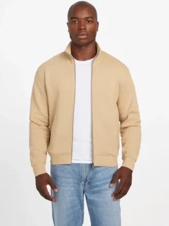 Eco 1981 Label jas met opstaande kraag