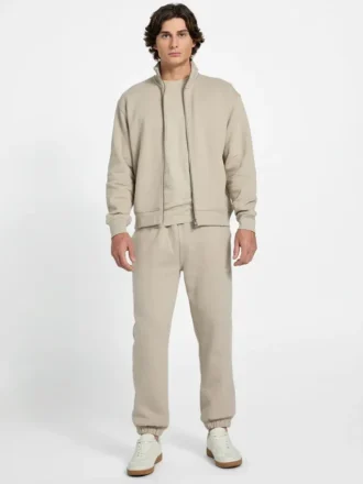 Eco 1981 Label jas met opstaande kraag
