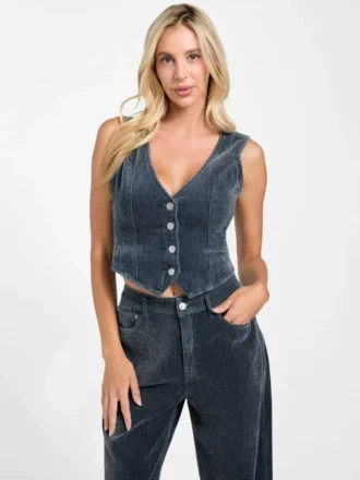 Eco Adele denim gilet