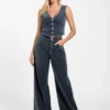 Eco Adele denim gilet Eco Adele denim gilet