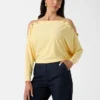 Eco Adri off-shoulder top met kristallen