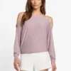 Eco Adri off-shoulder top met kristallen