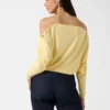 Eco Adri off-shoulder top met kristallen