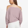 Eco Adri off-shoulder top met kristallen
