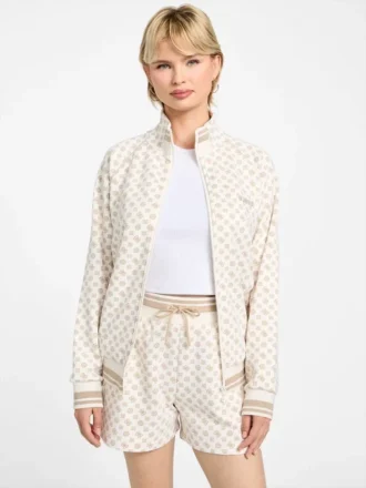 Eco Aggie Sweatshirt met doorlopende rits