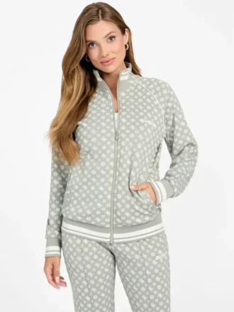 Eco Aggie Sweatshirt met doorlopende rits