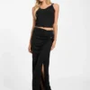 Eco Aimee Top met strass-bandjes