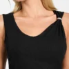 Eco Aimee Top met strass-bandjes