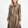 Eco Alanis satijnen jurk met print