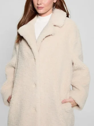 Eco Alina Teddy-jas met lang model