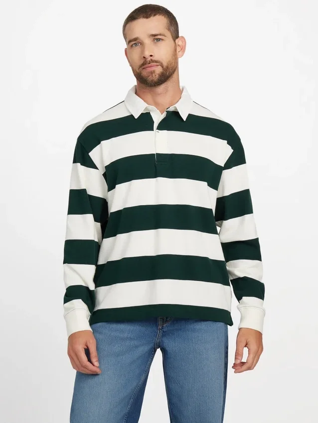 Eco Alpine Stripe rugbypolo Eco Alpine Stripe rugbypolo