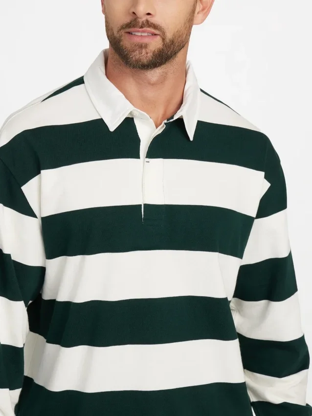 Eco Alpine Stripe rugbypolo Eco Alpine Stripe rugbypolo