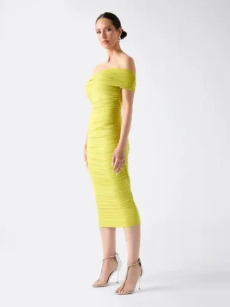 Eco Alva jurk met ruches