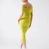 Eco Alva jurk met ruches Eco Alva jurk met ruches