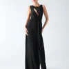 Eco Alva Maxi-jurk met knoop