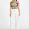 Eco Amaya bedrukte mesh top Eco Amaya bedrukte mesh top