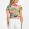 Eco Amaya bedrukte mesh top Eco Amaya bedrukte mesh top