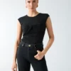 Eco Amelia top met gedraaide voorkant