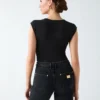 Eco Amelia top met gedraaide voorkant