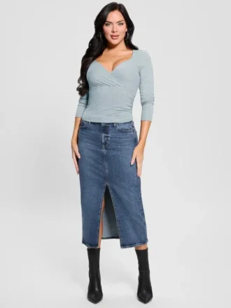 Eco Amira Top met plooien