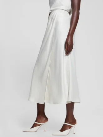 Eco Anastasia midi-rok van satijn Eco Anastasia midi-rok van satijn