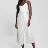 Eco Anastasia midi-rok van satijn Eco Anastasia midi-rok van satijn