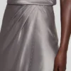 Eco Anastasia midi-rok van satijn Eco Anastasia midi-rok van satijn