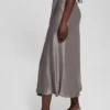 Eco Anastasia midi-rok van satijn Eco Anastasia midi-rok van satijn