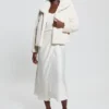 Eco Anastasia midi-rok van satijn Eco Anastasia midi-rok van satijn